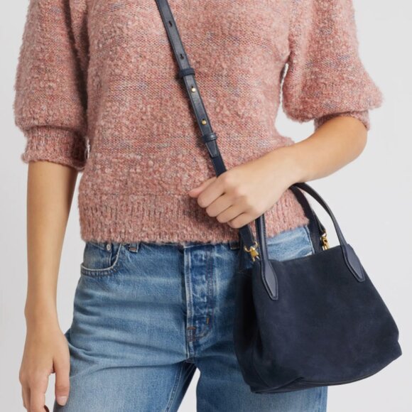 Madewell Mini Suede Shopper Tote - Picture 3 of 14